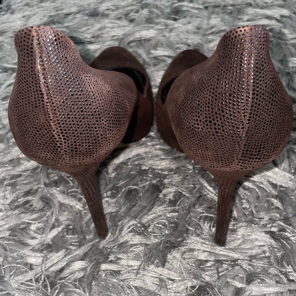 Sergio Rossi brown Leather Pumps size women’s 37.5 - Picture 7 of 9